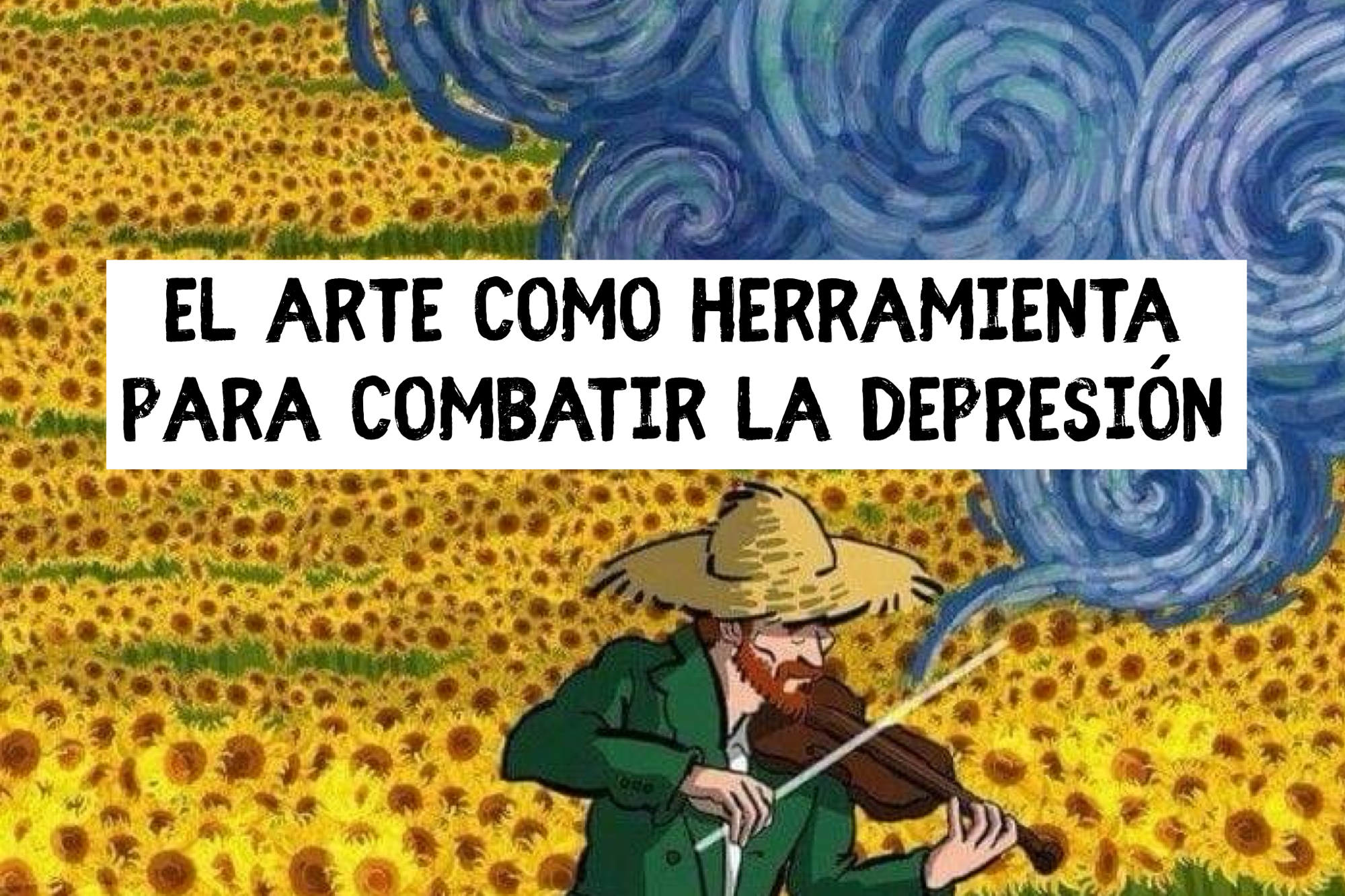 El arte como un refugio en contra de la depresión